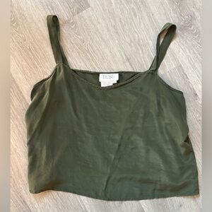 Olive Green Women's Top